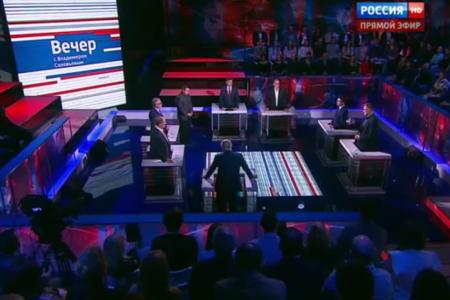 Г.А. Зюганов выступил в программе  «Вечер с Владимиром Соловьевым». Тема «14-я «Прямая линия» президента»