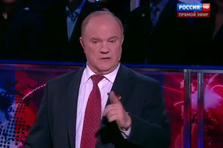 Г.А. Зюганов выступил в программе  «Вечер с Владимиром Соловьевым». Тема «14-я «Прямая линия» президента»