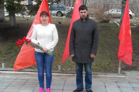 Приморский край. Ленин всегда жив в наших сердцах