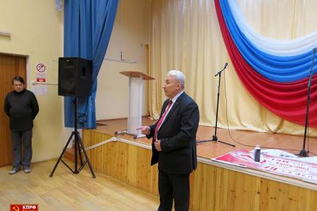Тамбовская область. Коммунисты провели открытый урок в рамках проекта «Знамя нашей Победы» в школе города Кирсанова