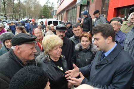 Тульская область. О.А. Лебедев провел массовую встречу с жителями города Алексина