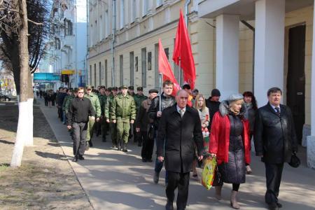 Коммунисты и жители Рязани отметили День космонавтики