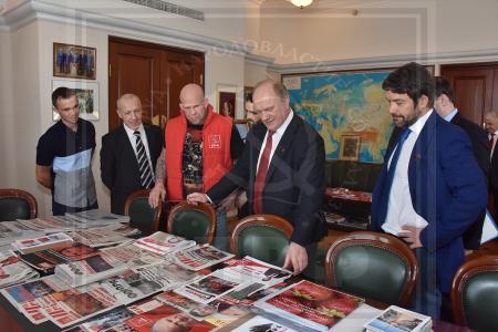 Г.А. Зюганов пригласил бойца Джеффа Монсона к сотрудничеству с КПРФ