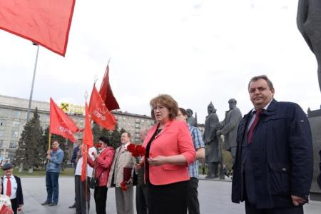 Новосибирские коммунисты отпраздновали 146-летие Владимира Ильича Ленина