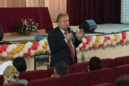 С.П. Обухов отчитался о депутатской работе перед избирателями станицы Пластуновской Динского района Краснодарского края