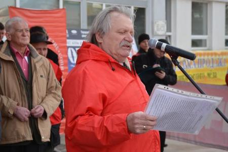 Красноярский край. В Зеленогорске прошел митинг против реорганизации лечебных учреждений города