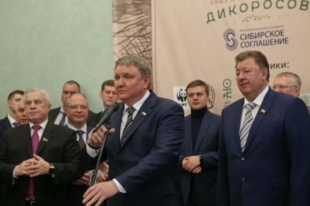 В.И. Кашин выступил в Госдуме на открытии выставки «Дикоросы - национальный экологический ресурс России. История, география, экономика»