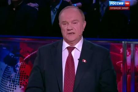Г.А. Зюганов выступил в программе  «Вечер с Владимиром Соловьевым». Тема «14-я «Прямая линия» президента»