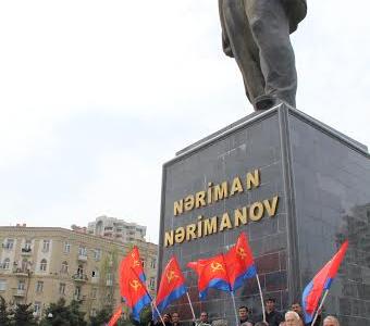 Азербайджанские коммунисты провели торжественное мероприятие, посвящённое 146-ой годовщине со дня рождения революционера Наримана Нариманова