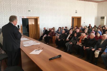 Встречи С.П.Обухова с избирателями Динского района Кубани