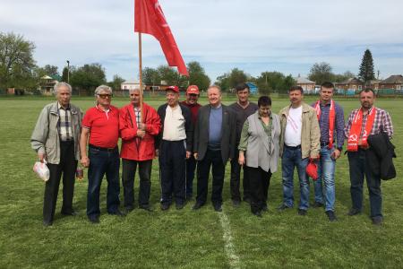 Спортклуб КПРФ расширяет зону своей деятельности. Футбольные соревнования на призы депутата Госдумы Сергея Обухова в станице Старомышастовской на Кубани