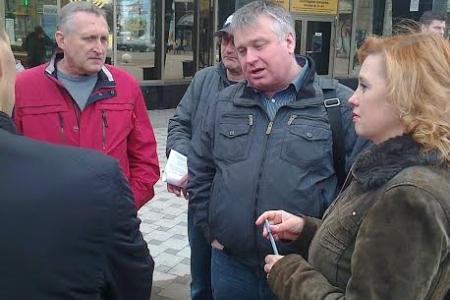 Воронеж. Дальнобойщики продолжают протест