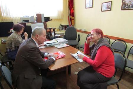 Первый секретарь Ивановского обкома КПРФ Владимир Клёнов провел прием избирателей в Кинешме