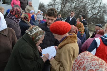 О.А. Лебедев проводит встречи с избирателями в Тульской области