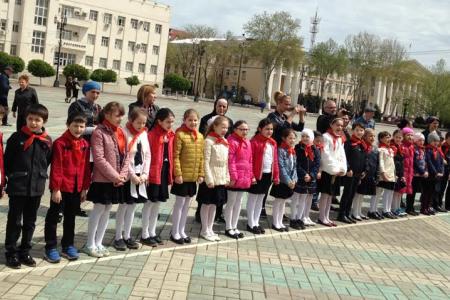 В Дагестане прошел торжественный прием в пионеры в день рождения В.И. Ленина