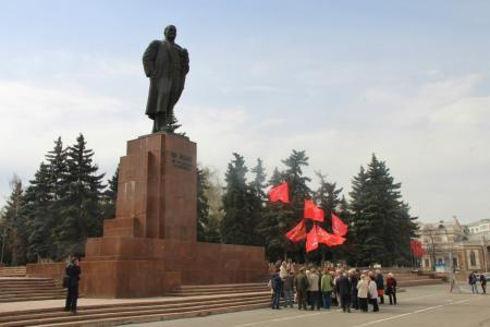 Челябинцы отметили День рождения В.И. Ленина