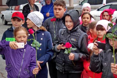 Приморский край. В день рождения В.И. Ленина в городе Артёме состоялся автопробег и прошёл торжественный приём в октябрята