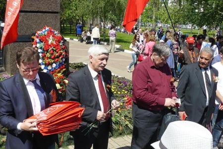 Белгородские коммунисты и их союзники отметили День Победы