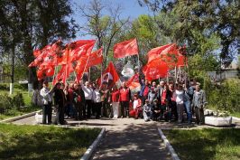 Ростовская область. Депутат-коммунист Владимир Бессонов принял участие в автопробеге