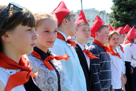 Омск. Красногалстучный призыв