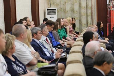 К.К. Тайсаев провел в Посольстве КНДР в РФ заседание Круглого стола, посвященного итогам 7-го Съезда Трудовой партии Кореи