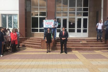 В г.Алексеевка Белгородской области начались студенческие протесты за сохранение филиала НИУ «БелГУ»