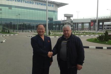 К.К. Тайсаев встретил в Москве делегацию Трудовой партии Кореи
