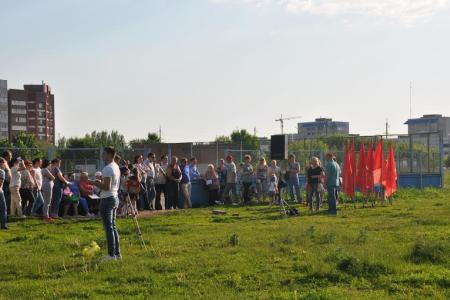 Самарская область. Тольяттинцы вышли на митинг за строительство школы