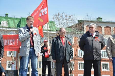 Еврейская АО. Первомай в Биробиджане