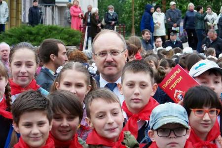 В Орле состоялась торжественная линейка областной пионерской организации «Орлята»