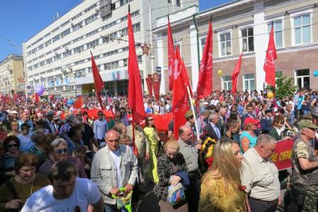 Тамбовская область. День Победы под знамёнами коммунистов 