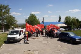 Ростовская область. Депутат-коммунист Владимир Бессонов принял участие в автопробеге