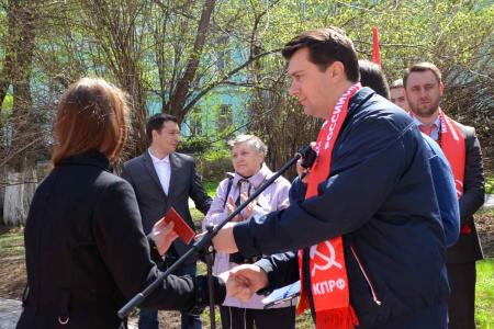 Первомайская Тула. Олег Лебедев: Это праздник для тех, кто стремится к построению справедливого общества!