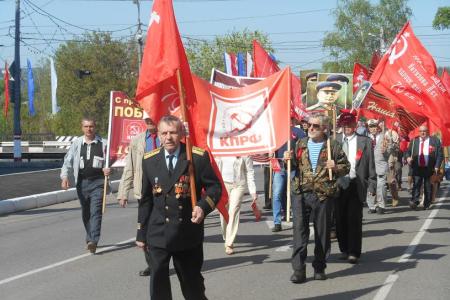 Республика Мордовия. Демонстрация 9 мая 2016 года в Саранске