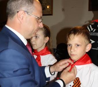 Воронежская пионерская организация приняла в свои ряды новых членов