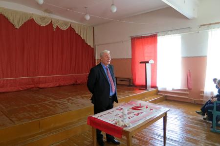 Тамбовские коммунисты проводят открытые уроки в школах в рамках проекта «Знамя нашей Победы» 