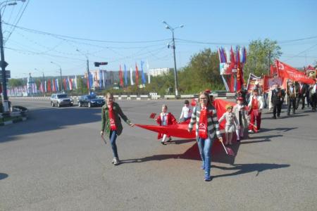 Республика Мордовия. Демонстрация 9 мая 2016 года в Саранске