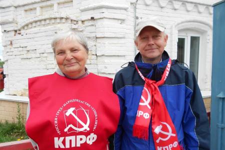Нижегородская область. В Ардатове прошел пикет в поддержку депутата-коммуниста Николая Рябова