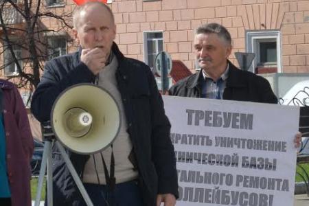 Ивановские коммунисты выступили в защиту городских троллейбусов