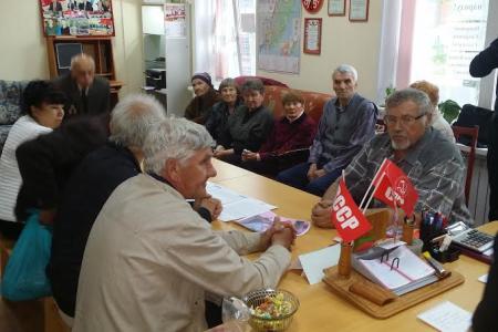 И.о. первого секретаря Приморского крайкома КПРФ Анатолий Долгачев посетил Дальнегорское, Кавалеровское, Ольгинское, Партизанское и Находкинское МО КПРФ