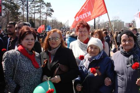 День Победы на Сахалине