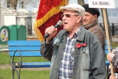 В городе Кинешме Ивановской области прошли шествие и митинг, посвященные Первому мая