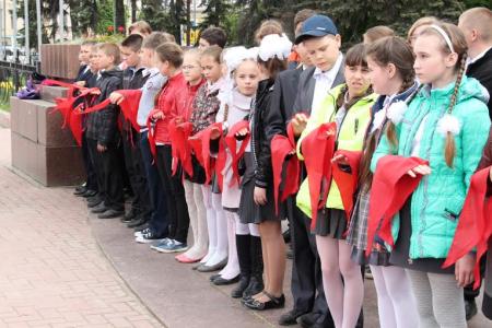Пионеры Рязани отмечают свой праздник 