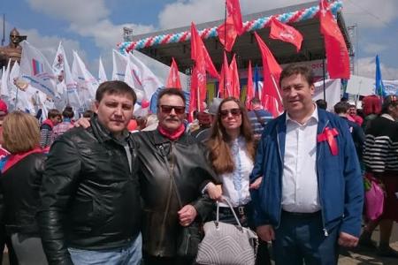 Виктор Гончаров выступил на Первомайском митинге в городе Ставрополе