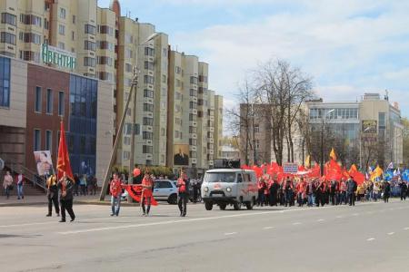 Псковские коммунисты отпраздновали Красный Первомай