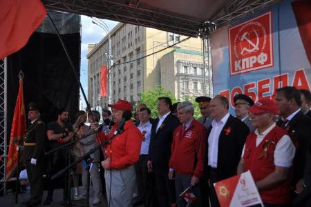 Московское областное отделение КПРФ приняло активное участие в праздновании Дня Победы