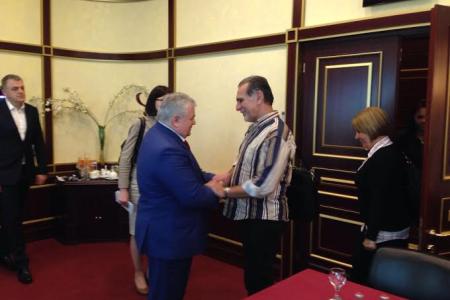 К.К. Тайсаев встретил в столичном аэропорту героев-кубинцев