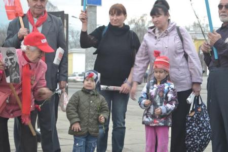 Кемеровская область. Коммунисты Новокузнецка провели митинг за установку бюста И.В.Сталина