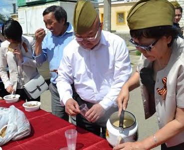 День Великой Победы в столице Калмыкии