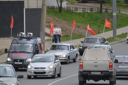 В Иваново состоялся автопробег, посвящённый Дню Победы
